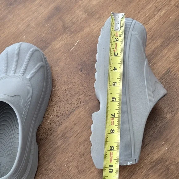 Sorel Caribou Clog Sz 7 Gray Platform Slip On EVA Chunky Minimal Mule 2048701 - Picture 11 of 14